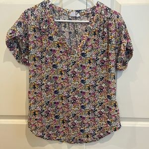 GAP printed short sleeve blouse